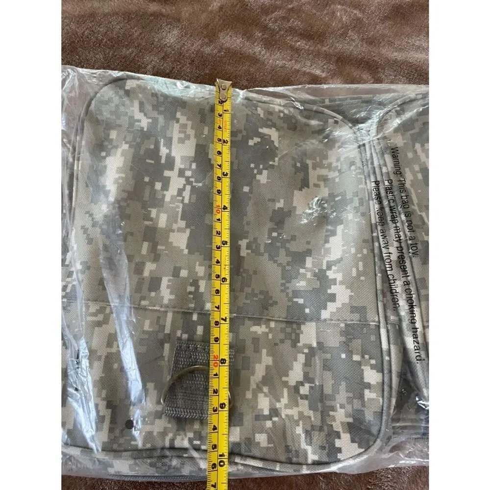 NRA Brand New Camouflage Duffel Bag - Gray Camo Travel